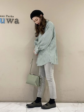 「Legato Largo（レガートラルゴ）のアイテム」を使った、sumiさん（レディース・161cm）の冬コーディネート