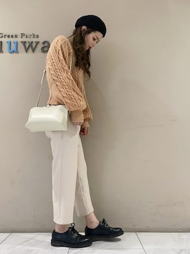 「Legato Largo（レガートラルゴ）のアイテム」を使った、sumiさん（レディース・161cm）の冬コーディネート