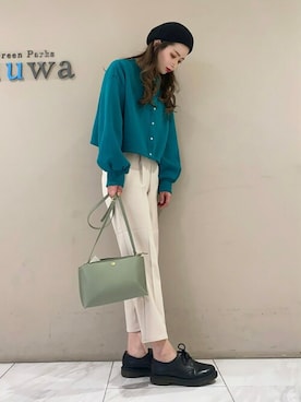 「ELENCARE DUE（エレンカーレデュエ）のアイテム」を使った、sumiさん（レディース・161cm）の冬コーディネート