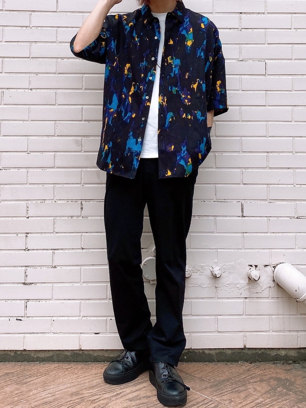 ★即売★ shareef PAINT PT BIG SHIRTS ペイントシャツ SHAREEF ONLINE SHOP / PAINT PT BIG SHIRTS