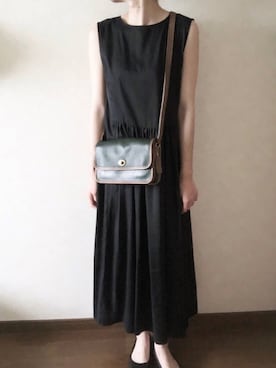 「無印良品」｜fumiさん（レディース・160cm）の夏コーディネート