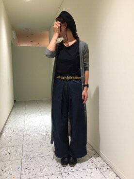 14+ 三宮店（神戸国際会館）スタッフさん（レディース・160cm）の秋コーディネート