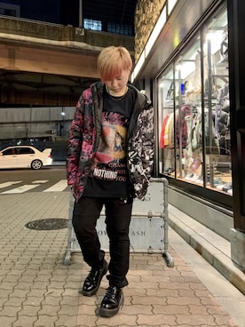 「ROYAL FLASH（ロイヤルフラッシュ）のアイテム（ブルゾン）」を使った、じゅんさん（レディース・158cm）の冬コーディネート