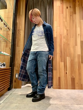 「PASCAL MARIE DESMARAIS（パスカルマリエデマレ）のアイテム（パンツ）」を使った、じゅんさん（レディース・158cm）の冬コーディネート