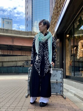 「CATORCE（カトルセ）のアイテム（パンツ）」を使った、じゅんさん（レディース・158cm）の冬コーディネート