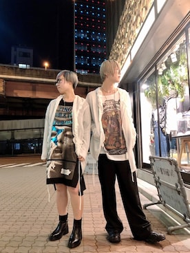 「KMRii」｜「アイテム（アクセサリー）」を使った、じゅんさん（レディース・158cm）の冬コーディネート