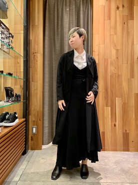 「backlash」｜「アイテム（ステンカラーコート）」を使った、じゅんさん（レディース・158cm）の春コーディネート