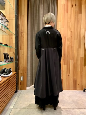 「backlash」｜「アイテム（ステンカラーコート）」を使った、じゅんさん（レディース・158cm）の春コーディネート