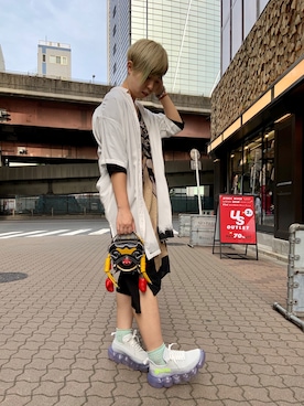 「KMRii」｜「アイテム（ワンピース/ドレス）」を使った、じゅんさん（レディース・158cm）の夏コーディネート