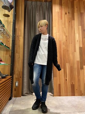 「KMRii（ケムリ）のアイテム（ジャケット/アウター）」を使った、じゅんさん（レディース・158cm）の秋コーディネート