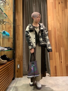 「AULA」｜「アイテム（ジャケット/アウター）」を使った、じゅんさん（レディース・158cm）の秋コーディネート