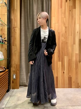 「AULA」｜「アイテム（ジャケット/アウター）」を使った、じゅんさん（レディース・158cm）の秋コーディネート