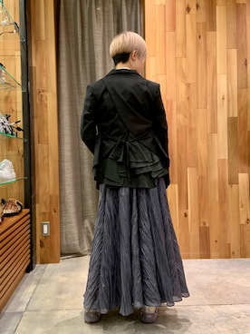 「AULA」｜「アイテム（ジャケット/アウター）」を使った、じゅんさん（レディース・158cm）の秋コーディネート