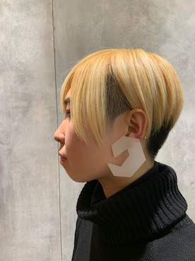 「デカピアス」｜じゅんさん（レディース・158cm）の冬コーディネート