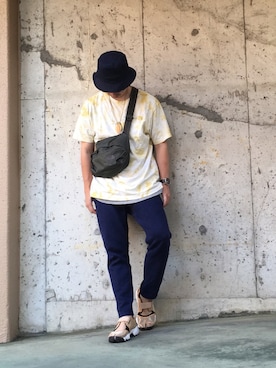 「BEAMS BOY（ビームスボーイ）のアイテム（帽子）」を使った、Dai.Tさん（メンズ・160cm）の春コーディネート