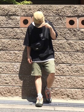 Dai.Tさんの「WEARISTA Deco × INTER FACTORY　ロゴプリントビッグTシャツ」を使ったコーディネート