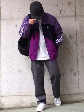 「halo commodity（ハロ　コモディティー）のアイテム（キャップ）」を使った、Dai.Tさん（メンズ・160cm）の冬コーディネート