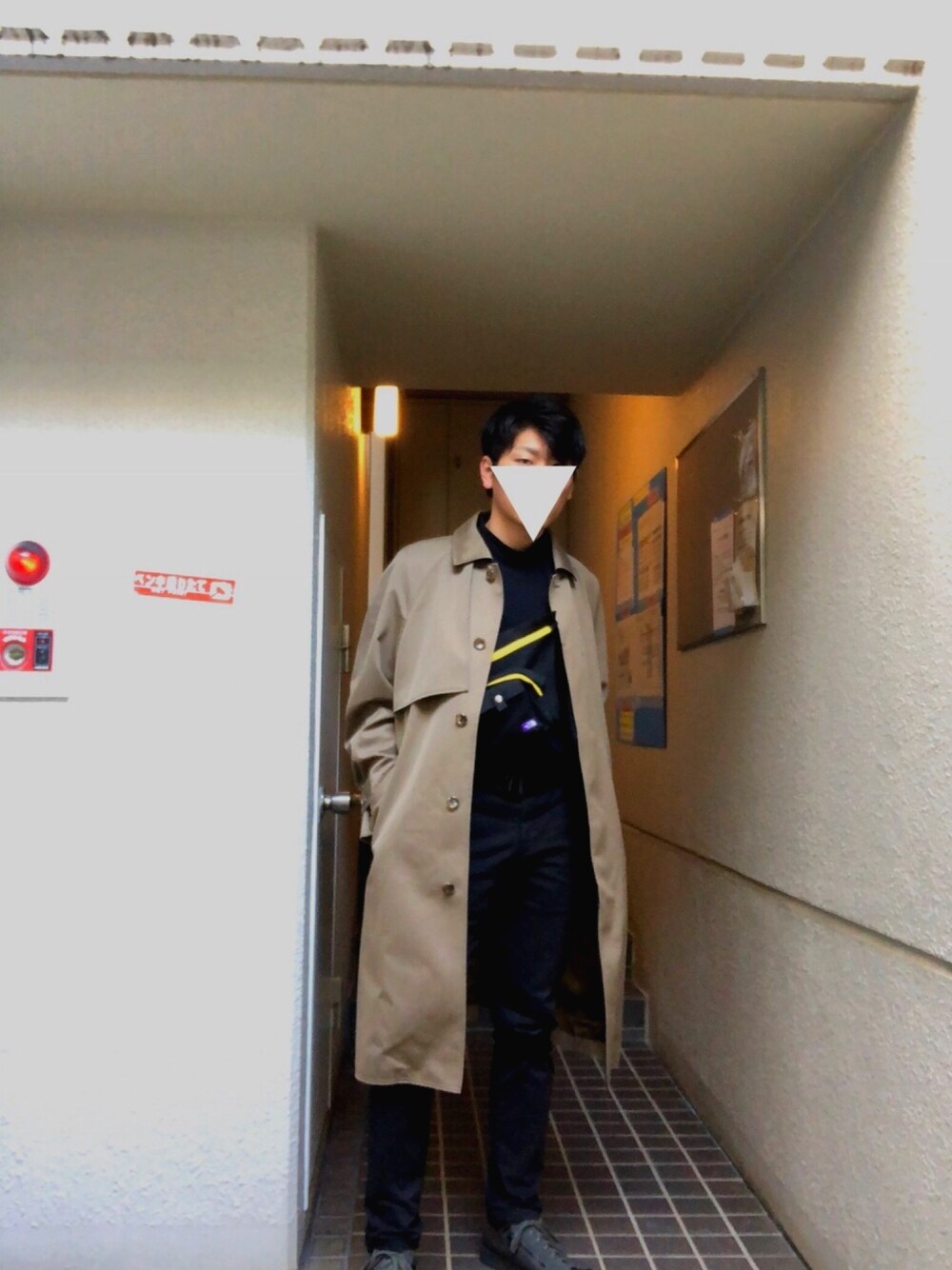 COMME des GARCONS HOMME DEUX 縮絨メルトントレンチコート