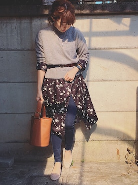 くまきみかさん（レディース・152cm）の冬コーディネート