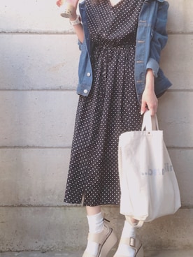 「AS as know as（エーエス アズノウアズ）のアイテム（ジャケット/アウター）」を使った、くまきみかさん（レディース・152cm）の夏コーディネート