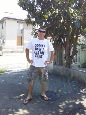 「アイテム（サンダル）」を使った、nasukenさん（メンズ・172cm・30代）の秋コーディネート