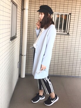 「春コート」｜なつさん（レディース・166cm）の春コーディネート