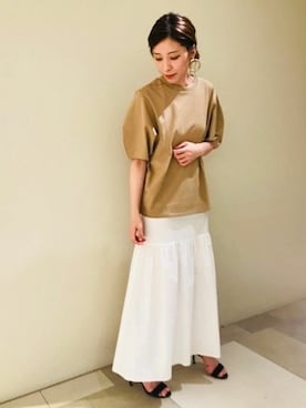 「STAIR（ステア）のアイテム」を使った、asukaさん（レディース・158cm）の夏コーディネート