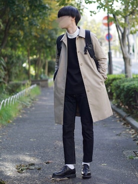 「アイテム（その他シューズ）」を使った、sushi ㅤさん（メンズ・170cm）の秋コーディネート