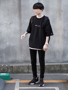 「URBAN RESEARCH（アーバンリサーチ）のアイテム（腕時計）」を使った、sushi ㅤさん（メンズ・170cm）の夏コーディネート