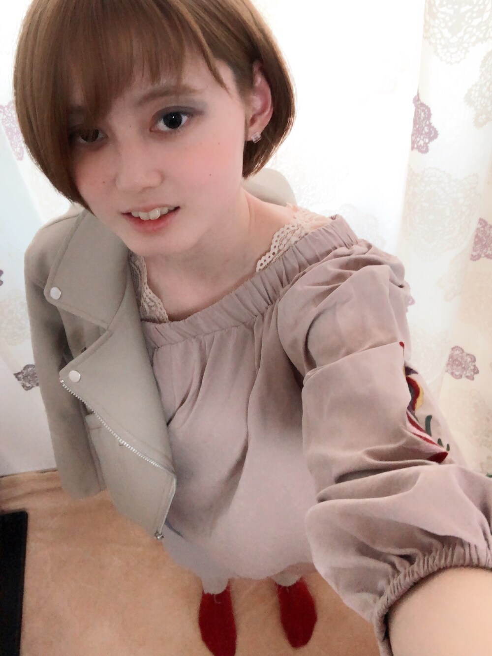 「令和ピンクを纏え、ピンク」｜「SpRayのアイテム（シャツ/ブラウス、ピンク系）」を使った、mocha☆.｡.:*・さん（レディース・156cm）の春コーディネートの1枚目の写真