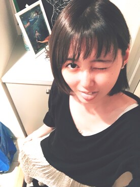 「イメチェン」｜mocha☆.｡.:*・さん（レディース・156cm）の夏コーディネート