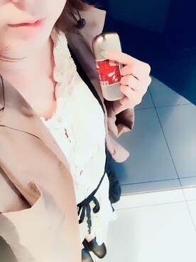 「rps（アールピーエス）のアイテム（シャツワンピース）」を使った、mocha☆.｡.:*・さん（レディース・156cm）の秋コーディネート