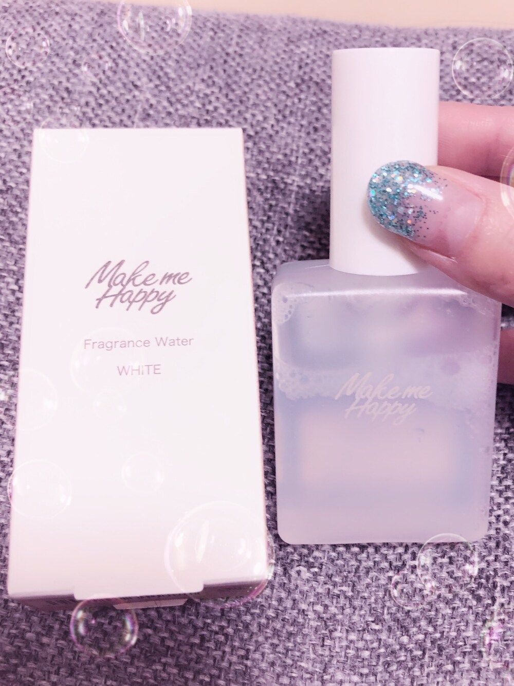 「お揃い、香水、ボディ・ヘア用化粧水、彼氏とデート、プレゼント」｜「Make me Happyのフレグランスウォーター WHILE（香水、ホワイト系）」を使った、mocha☆.｡.:*・さん（レディース・156cm）の秋コーディネートの1枚目の写真