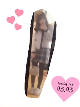 「MISCH MASCH（ミッシュマッシュ）のアイテム（その他アウター）」を使った、 M I K I ✩さん（レディース・162cm）の春コーディネート
