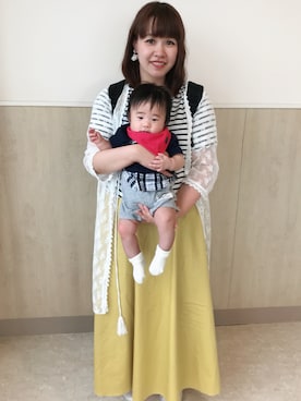 「アイテム（イヤリング）」を使った、こずえ\✩/さん（レディース・160cm・20代）の春コーディネート