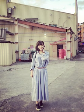 「0_1（リンイー）のアイテム」を使った、Carrie Chienさん（レディース・168cm）の春コーディネート