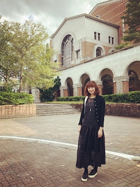 「0_1（リンイー）のアイテム」を使った、Carrie Chienさん（レディース・168cm）の秋コーディネート