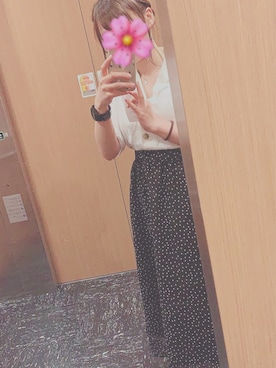 「Guess（ゲス）のアイテム（アクセサリー）」を使った、あんさん（レディース・150cm）の夏コーディネート