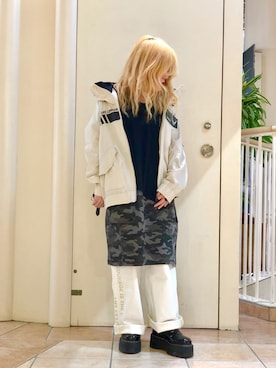 かさん（レディース・146cm）の春コーディネート