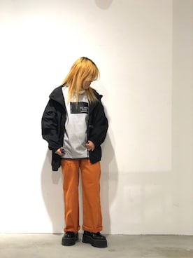 「AVIREX（アヴィレックス）のアイテム（ブルゾン）」を使った、かさん（レディース・146cm）の春コーディネート