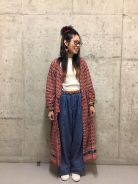 coen たけさんさん（レディース・157cm）の秋コーディネート