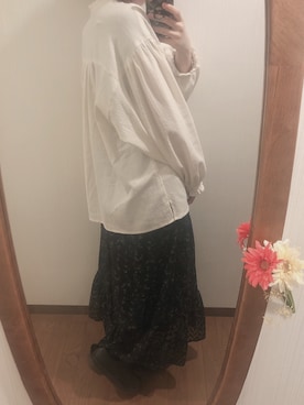 「アイテム（ローファー、グリーン系）」を使った、hkxxrx9さん（レディース・157cm）の夏コーディネート