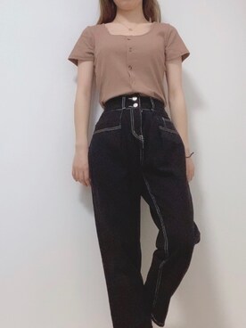 REIさん（レディース・156cm）の夏コーディネート