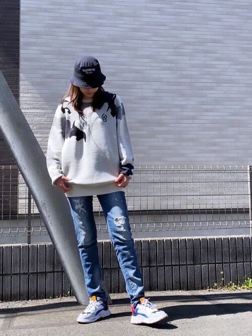 あやち Supreme のハットを使ったコーディネート Wear