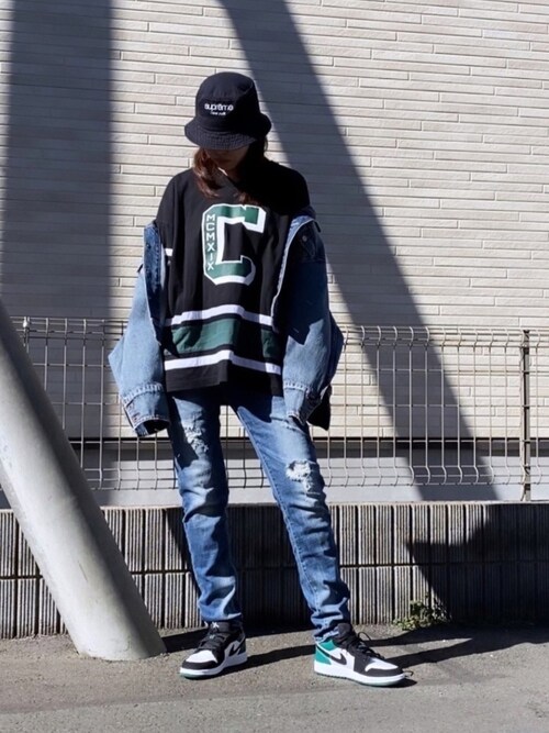 あやち Supreme のハットを使ったコーディネート Wear