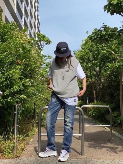 あやち Supreme のハットを使ったコーディネート Wear