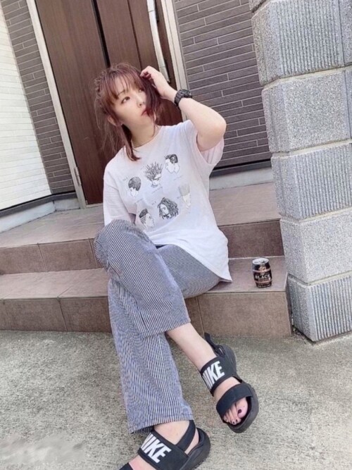 あやち Stussyのtシャツ カットソーを使ったコーディネート Wear