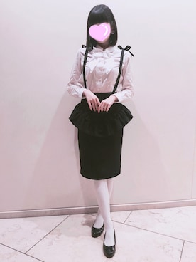 「白タイツ」｜ℳ𝒾𝓀𝓊さん（レディース・160cm・10代）の春コーディネート