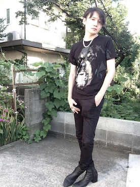 「GIVENCHY」｜「アイテム（その他）」を使った、カド イツキさん（メンズ・177cm）の秋コーディネート