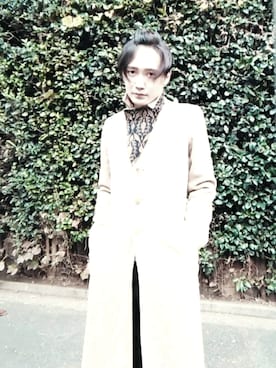 「KENZO（ケンゾー）のアイテム（その他アウター）」を使った、カド イツキさん（メンズ・177cm）の秋コーディネート